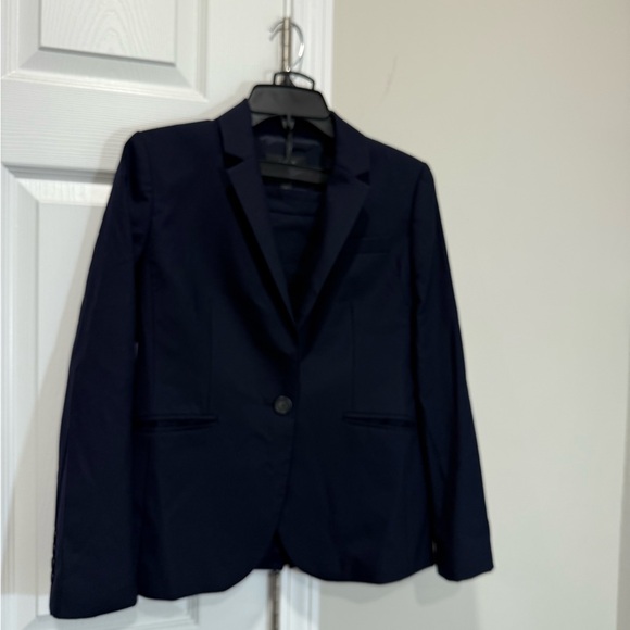 J. Crew Classic Wool  Navy Blazer set size 6p - Picture 2 of 11